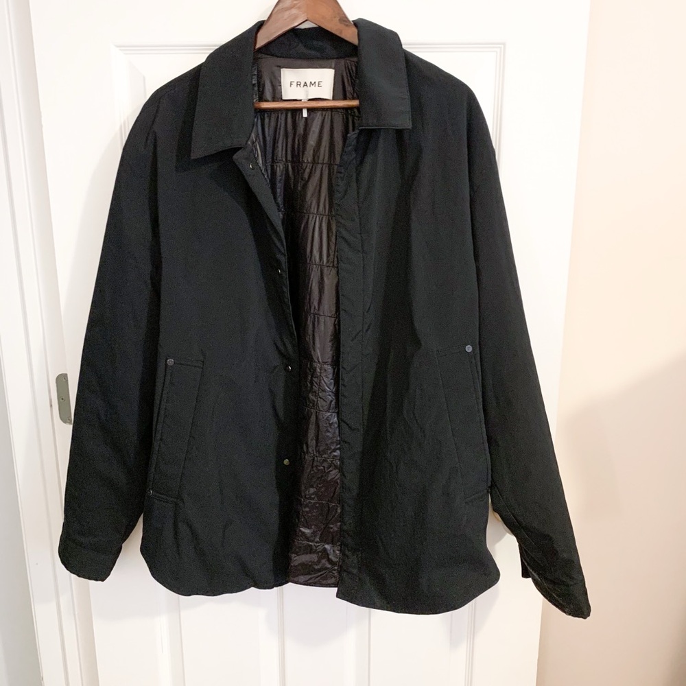 Frame Men’s Technical Overshirt  black Jacket - size XL